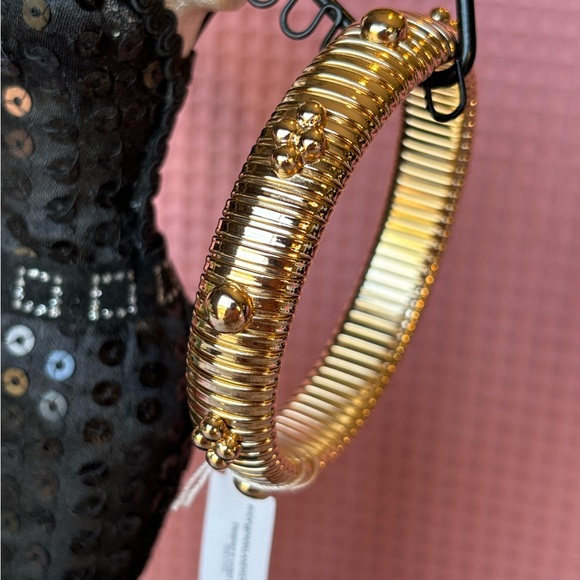 NWT Wilder Bracelet Bracelet Bubble Design Accents Gold Metal - Picture 6 of 9